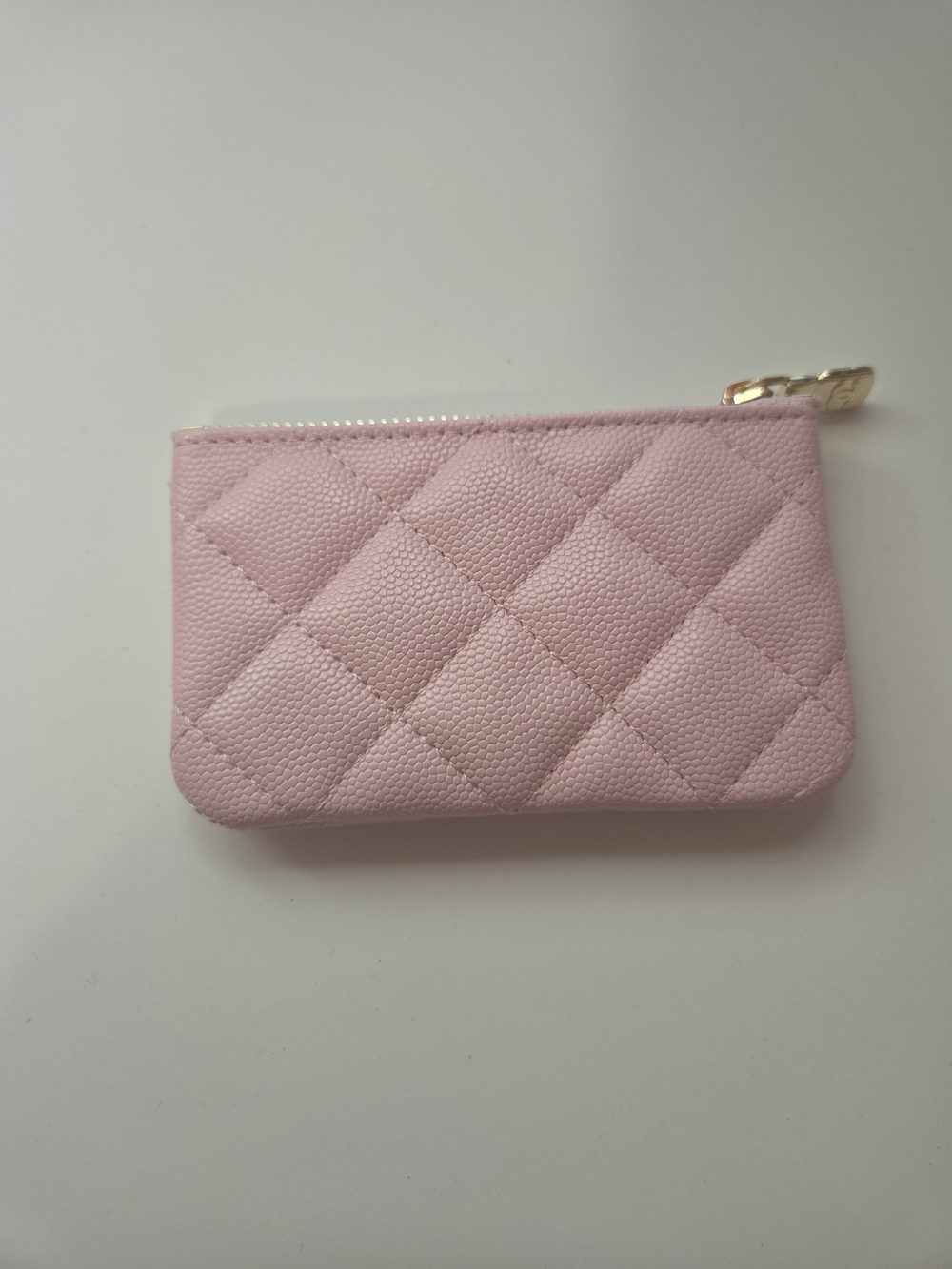 Pink Quilted Card Holder Pouch - Picture 2 of 5